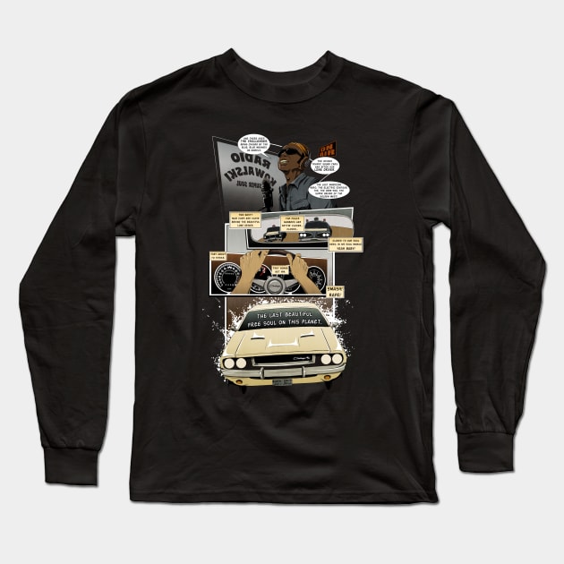 The Challenger (Vanishing Point)... Long Sleeve T-Shirt by willblackb4